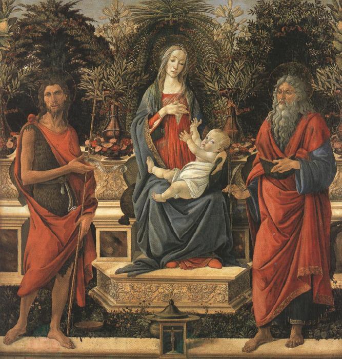 Sandro Botticelli Bardi Altarpiece (mk36) Spain oil painting art